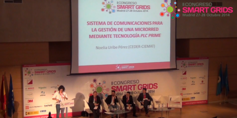 Noelia Uribe, CEDER/CIEMAT en el II Congreso Smart Grids