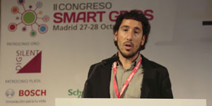 Ibon Cerro, JEMA Energy, e Iker Martínez, Enertic, en II Congreso SG