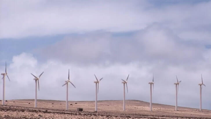 Energía eólica, imagen de Red Eléctrica de España