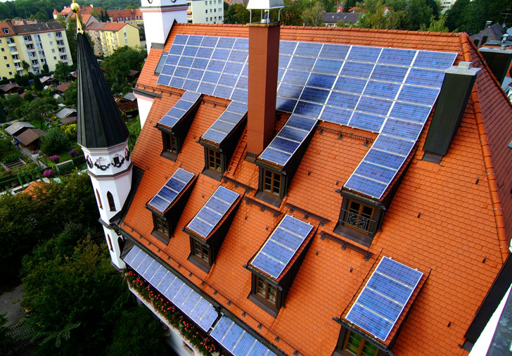 Iglesia en Alemania con suministro de paneles solares