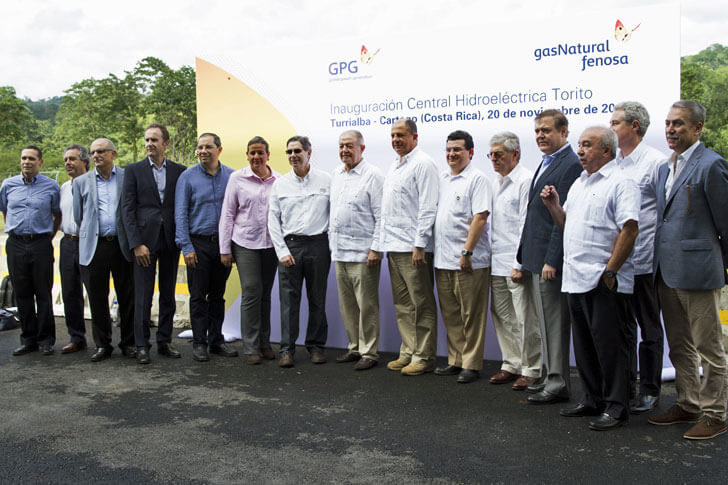 Inauguración Central Hidroeléctrica