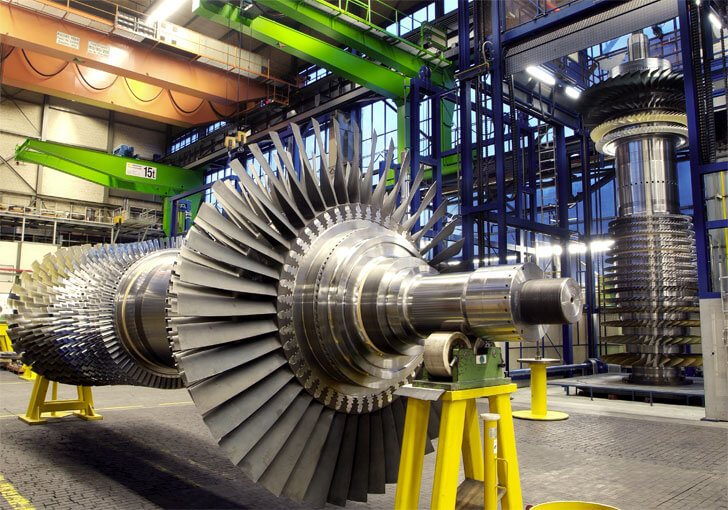 Siemens suministra este tipo de turbina a la central de Bangladesh,
