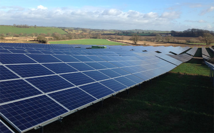 Parque fotovoltaico de Inglaterra.