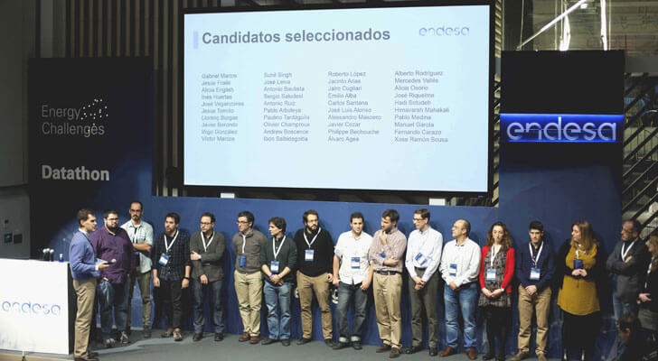 Seleccionados para el concurso Endesa Datathon.