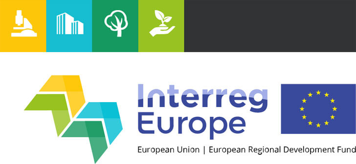 Captura de pantalla del Programa Interreg Europe
