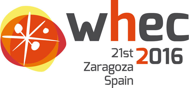Logotipo del Congreso Mundial del Hidrógeno 2016