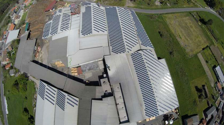 2.000 módulos fotovoltaicos instalados por EDF Solar.