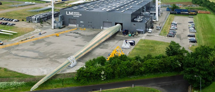 LM Wind Power fabrica las aspas de aerogeneradores más grandes del mundo para el proyecto Adwen Offshore.