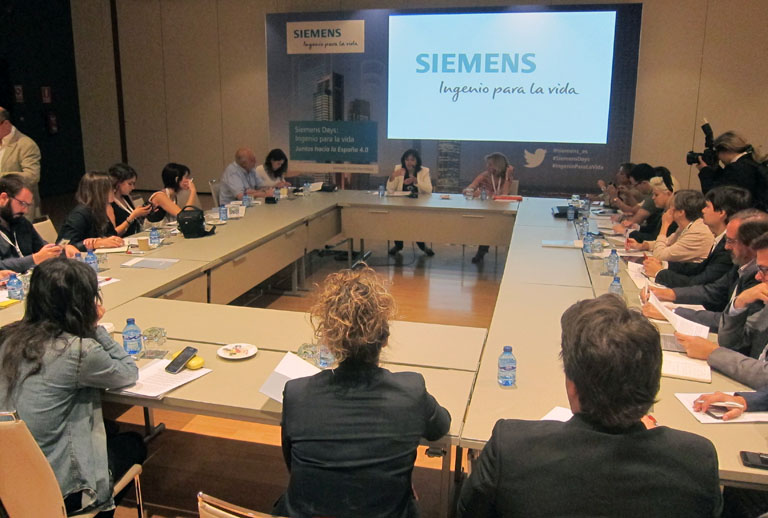 Rueda de prensa durante Siemens Days