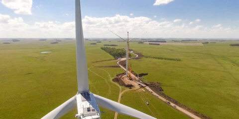 Uruguay logra 1.000 MW de potencia eólica conectada a la red eléctrica