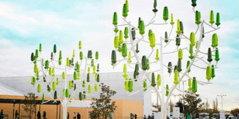 Francia desarrolla un árbol artificial que genera energía eólica
