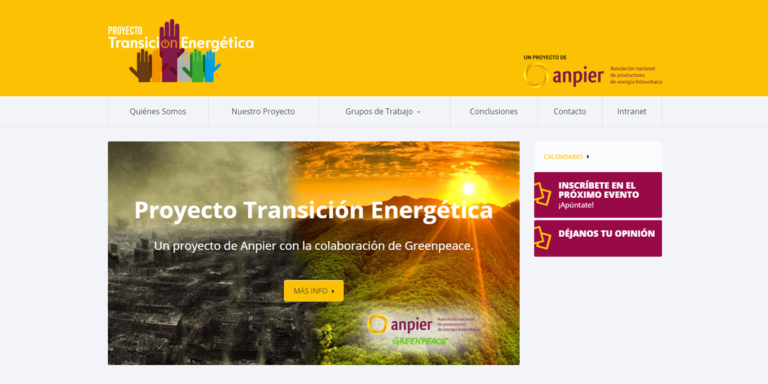 Anpier presenta el Proyecto Transición Energética.