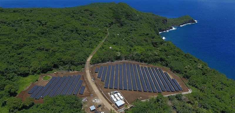 Tesla y Solarcity abastecen 100% con energía solar esta Isla del Pacífico.