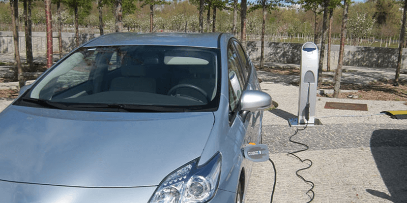 Red de carga rápida para coches eléctricos en las autopistas europeas.