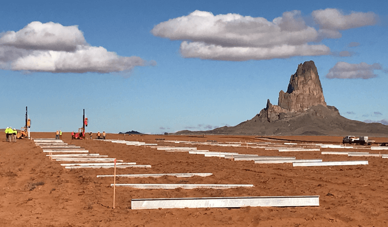 'Kayenta Solar Plant', planta fotovoltaica de EE.UU. donde Soctec instalará sus seguidores solares. 