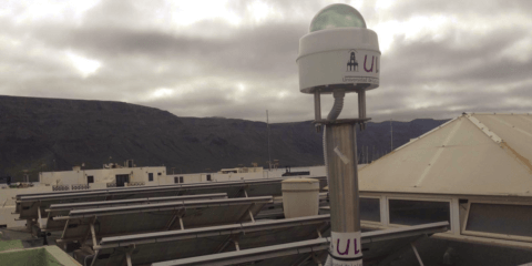 Instalan en La Graciosa cámara que predice la producción de energía fotovoltaica