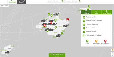 Baleares superará los 100 puntos de recarga de vehículos en 2016