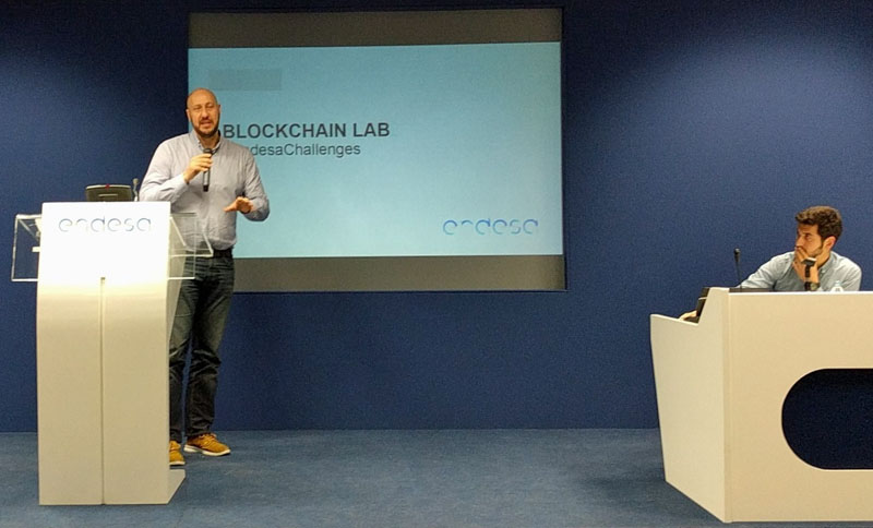 Ismael Pulido presenta a Endesa Energy Challenges y Blockchain Lab.