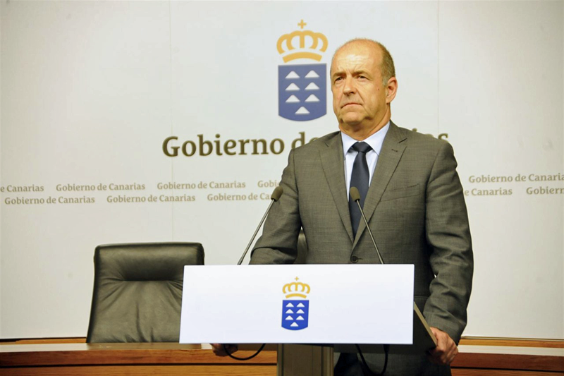 Pedro Ortega, Consejería de Economía, Industria, Comercio y Conocimiento del Gobierno de Canarias