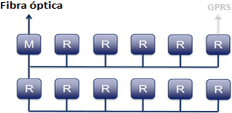 Figura 5. Célula Fibra óptica