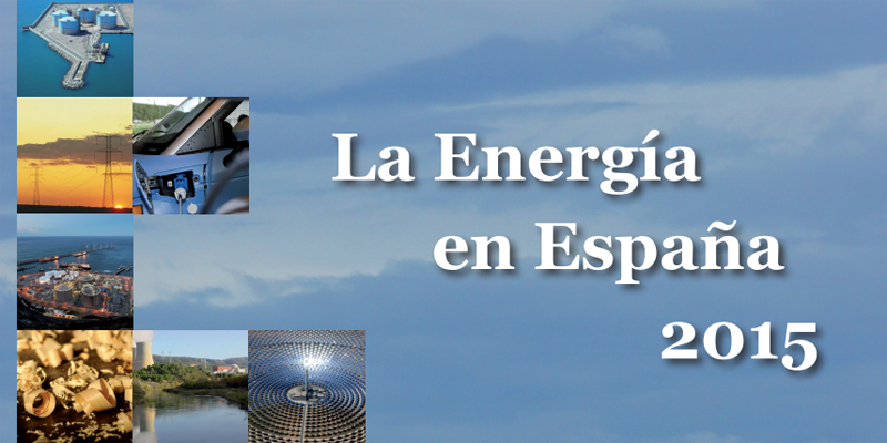Portada del Informe de la Energía en España en 2015.