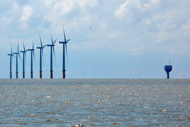 Transmisión de energía eléctrica entre eólica offshore y la costa