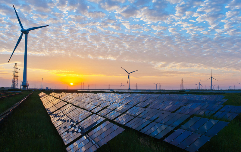 Planta solar y eólica. Generación distribuida con energías renovables. Redes inteligentes. 