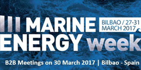 Congreso Marine Energy Week de Bilbao.