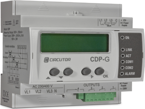 Controlador CPD de Circutor para evitar el vertido a la red eléctrica. 