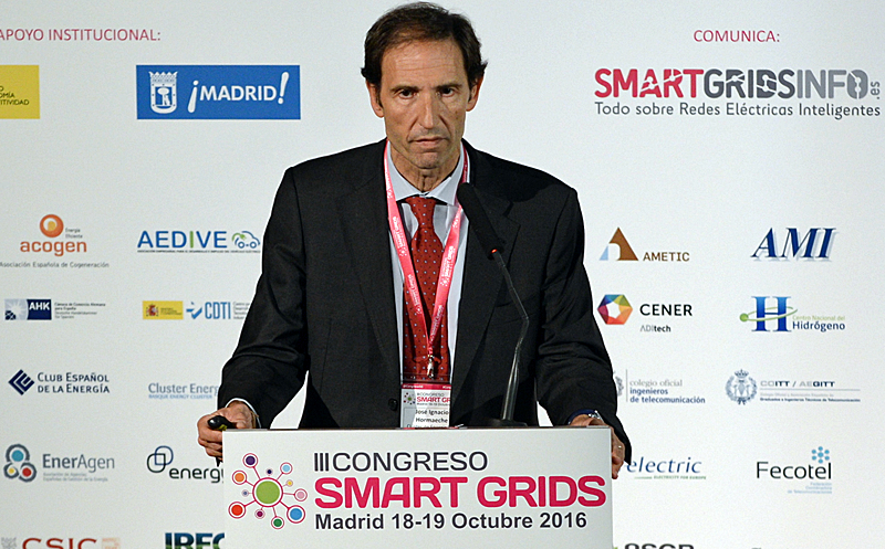 José Ignacio Hormaeche, Director Gerente del Cluster de energía de País Vasco, en el III Congreso Smart Grids