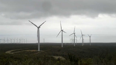 Parque eólico Canela I en Chile.