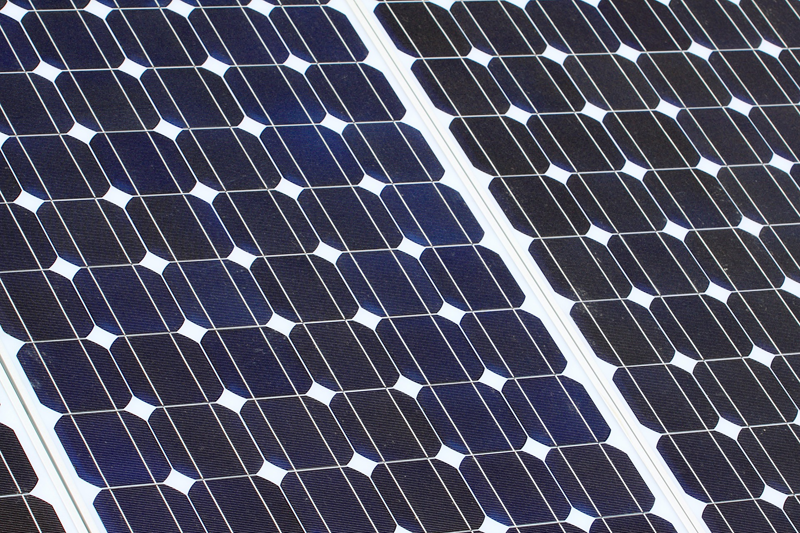 Paneles solares fotovoltaicos. 