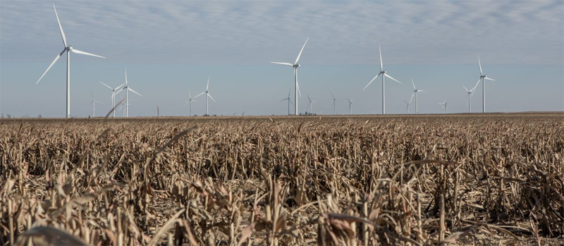 Parque eólico Cimarron Bend, de Enel Green Power, en Kansas, USA. 