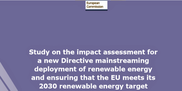 Informe sobre despliegue de renovables en la UE