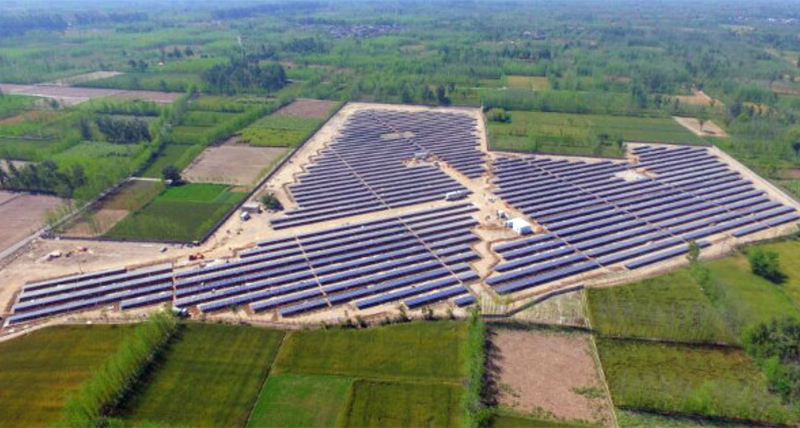 Planta fotovoltaica en la India de Abengoa