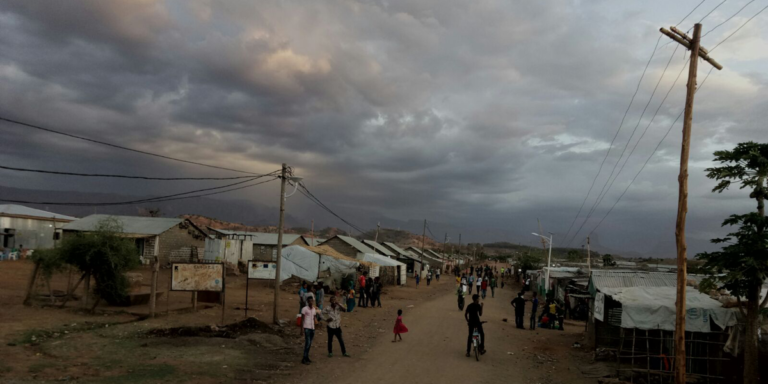 Campo de refugiados.