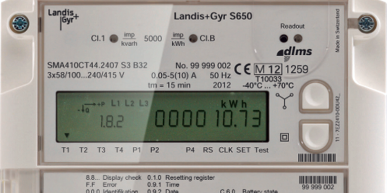 Smart meter de Landis+Gyr