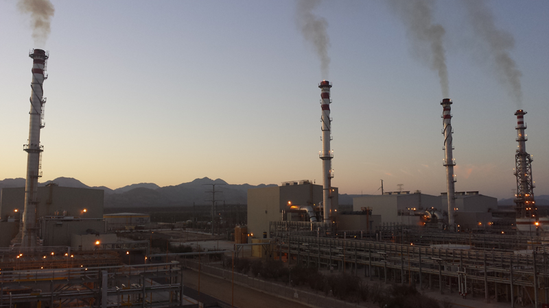 Central de generación eléctrica Baja California Sur IV. 