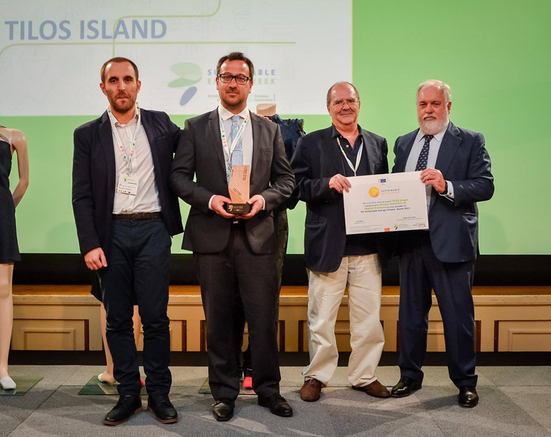 Primer Premio en la categoría ‘Islas’ al proyecto europeo TILOS. 