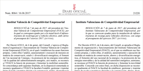 Convocatoria de ayudas a empresas y entidades para estaciones de carga eléctrica en la Comunidad Valenciana