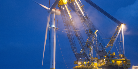 Siemens Gamesa instala cinco Aerogeneradores en el mayor parque Eólico flotante del mundo
