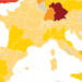 Un mapa virtual muestra en tiempo real la energía solar generada en Europa