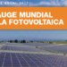 Auge mundial del sector fotovoltaico con lento crecimiento en España, según el Informe Anual de UNEF