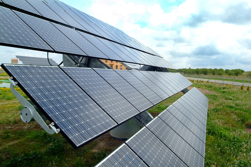 Paneles solares fotovoltaicos. 