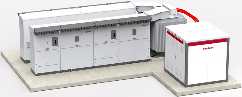 La solución desarrollada por Ingeteam, Inverter Station, logra suministrar 4,66 MW. 