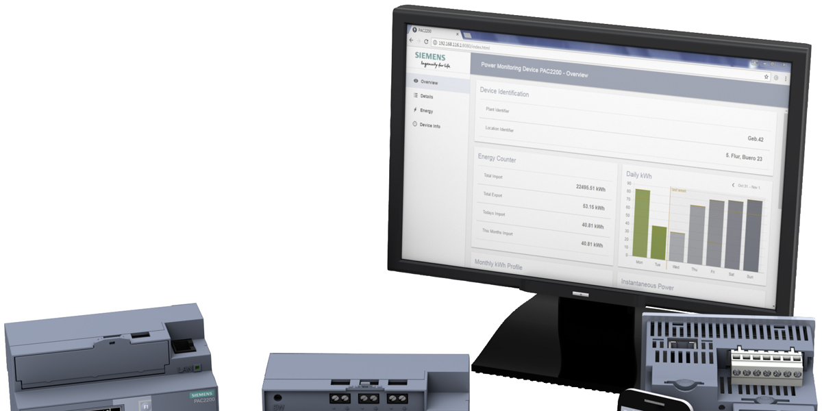 SENTRON PAC2200, el nuevo equipo de monitorización de energía compacta ...