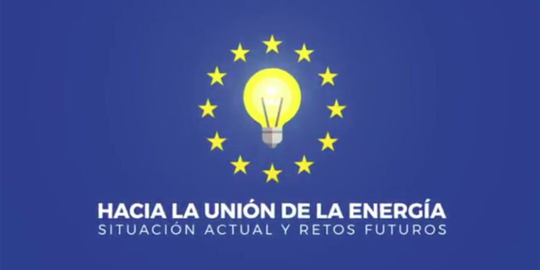 Anuncio del debate online de Fundación f2e "Hacia la Unión de la Energía.".