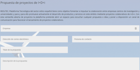 Nueva sección web de REOLTEC para presentar ideas de Proyectos de I+D+i