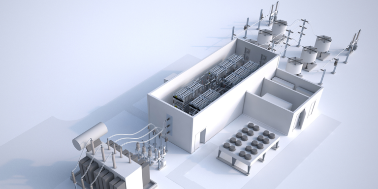 Transmisión de energía eléctrica eficiente en el rango de 30 a 150 megavatios.
