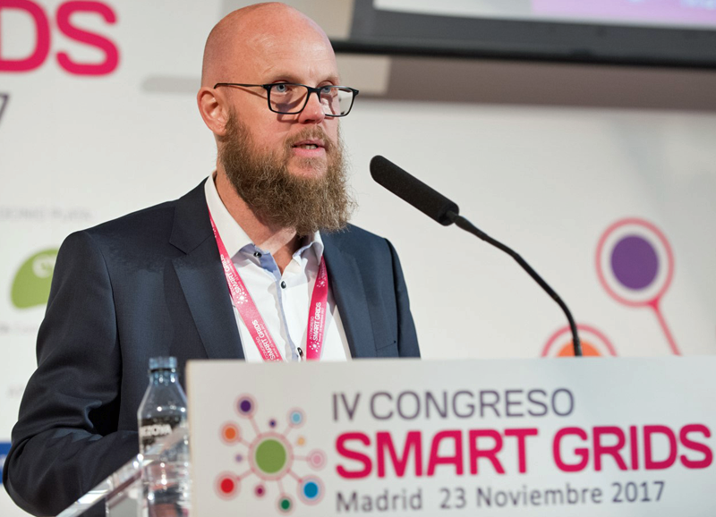 Stefan Junestrand, Director del Congreso Smart Grids, durante la inauguración.